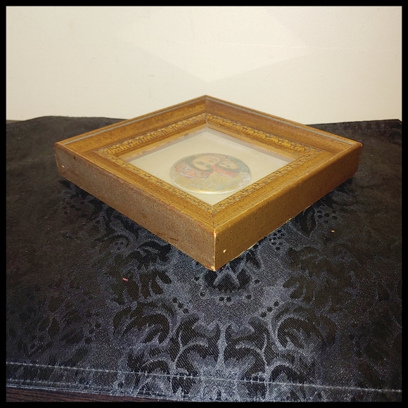 Edna Hibel Framed Porcelain Plaque *please read* - Picture 6 of 13